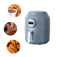 Friteuse à air électrique Vasion 3,5 L sans huile à commande numérique en plastique pour usage domestique, hôtelier et extérieur – Idéale pour frites, poulet, poisson – Économe en énergie