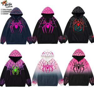 <span class=keywords><strong>Felpa</strong></span> personalizzata da uomo in forma regolare con stampa a ragnatela stampa digitale 100% poliestere per tasche stagione invernale - Product Image 1