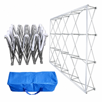 Mur d'affichage portable pop-up direct usine pour toile de fond d'exposition commerciale