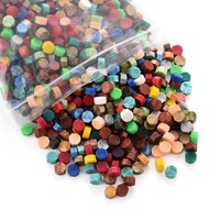 Perles de cire à cacheter rouges 500g Bâtons de perles de sceau de cire personnalisés pour timbres