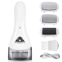 Lime à pieds électrique avec écran numérique, lavable à l'eau, éliminateur automatique de peaux mortes et de callosités, ensemble de coupe-pieds rechargeable