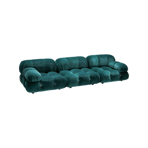 Mobili da soggiorno di vendita caldi divano da letto modulare in pelle in tessuto di velluto di Mario Bellini divano trapuntato - Product Image 5