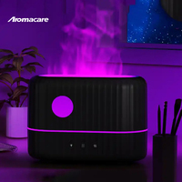 Diffuseur d'huile essentielle en forme de flamme d'humidificateur de Difusores de nouveau design avec la lumière bleue