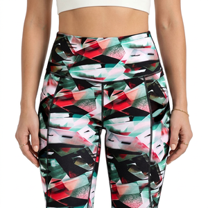 Women's <b>Leopard</b> Sexy High Waisted Yoga <b>Leggings</b> Pockets Soft Breathable Tummy Control Non-See-Through Workout Athletic Running - Product Image 1