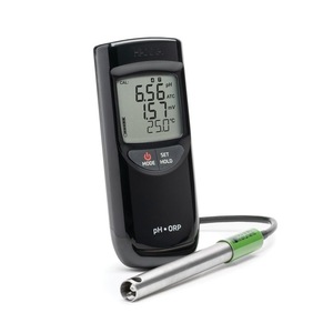 เครื่องวัดค่า pH ORP อุณหภูมิ รุ่น HANNA HI991003 แบบกันน้ำ พร้อมหน้าจอ LCD วิเคราะห์คุณภาพน้ำหลายพารามิเตอร์ - Product Image 1