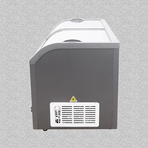 Réfrigérateur d'affichage commercial 220V 110V supermarché combiné congélateur haut coulissant verre boeuf fruits de mer surgélation climat frais - Product Image 5