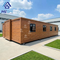 Maison Modulaire Préfabriquée Extensible en Conteneur 20/40 pieds, Bungalow Préfabriqué, Cuisine, Casa, Panneau Standard Stable