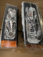 Pour Chevrolet Silverado Avalanche 2003-2006, ensemble de phares noirs, phares GM2502257, pièce auto, 4 pièces, prix de gros
