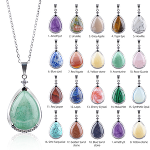 Joyería de Cristal <span class=keywords><strong>Natural</strong></span> de Buena Calidad y a la Moda, Colgante Multimaterial para Decoración, Gran Venta - Product Image 1