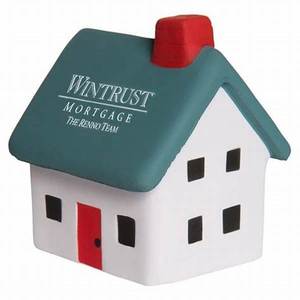 Jouets anti-stress imprimés personnalisés marteau de fenêtre promotionnel en forme de maison soulagement anti-stress construction de bâtiments balle anti-stress - Product Image 3