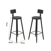 Ensemble de bar extérieur en plastique et bois, style nordique moderne, durable, imperméable, avec design café et chaise de magasin de proximité