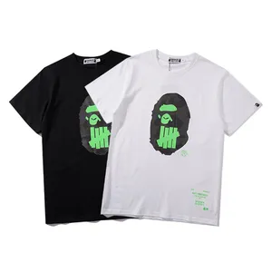 2020 New Arrival projetado conjuntamente T-shirt de impressão verde para homens