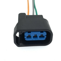 Konektor Otomotif Koil Pengapian Tegangan Tinggi CRV 3 Pin Tahan Air 6189-0728 untuk Honda K-Series S2000 Dengan 15cm 18AWG