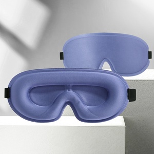 Masque de sommeil 3D personnalisé avec logo pour hommes et femmes, masque <span class=keywords><strong>contour</strong></span> 3D ergonomique pour les yeux, cache-yeux pour extensions de cils, masque de sommeil pour dormir - Product Image 2