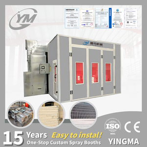 Cabina de Pintura Económica Yingma con Puertas de Marco de Aluminio, Operación Sencilla, Baja Inversión, Alto Retorno <span class=keywords><strong>para</strong></span> Garajes - Product Image 1