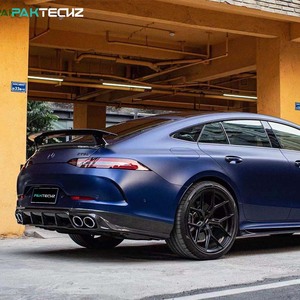Kit de carrosserie en fibre de carbone sèche Paktechz diffuseur de lèvre de pare-chocs arrière pour <span class=keywords><strong>Mercedes</strong></span> Benz <span class=keywords><strong>AMG</strong></span> <span class=keywords><strong>GT43</strong></span> GT50 GT53 X290 - Product Image 4