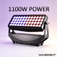Projecteur LED Wash 8 segments à contrôle individuel 1100W avec plusieurs lentilles optionnelles pour scène de DJ et club