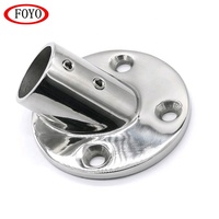 Accessoire de rail à base ronde en acier inoxydable 316 de la marque FOYO 30 °   Excellente résistance à la corrosion de l'eau salée pour accessoires de bateau/yacht/kayak/embarcation