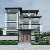Edificio Prefabricado de Acero Moderno Personalizado, Diseño Modular Móvil de Alta Resistencia, Viviendas y Villas de Múltiples Pisos de Construcción Rápida