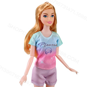 2024 New 6 Point Family Play House Doll Family 4 5size Parent-child 30CM <strong>Brother</strong> Sister <strong>Brother</strong> and Sister Doll Accessories Toys