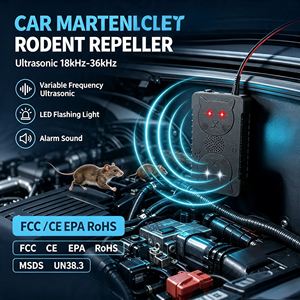 18-36kHz Ultrasound Under Hood Rodent <strong>Repellent</strong> for Cars, Ultrasonic Strobe Deterrent Vehicle Rodent <strong>Repellent</strong> for Cars - Product Image 3