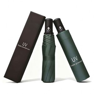 Ww5179 Customizable Logo Sunshade Printed Brand Sublimation <b>Windproof</b> Promotion Gift Compact Travel <b>Umbrella</b> - Product Image 1