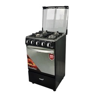 Xunda Nouvelle Cuisinière Familiale pour Pâtisserie et Cuisine, Four Autonome à Gaz avec Grill, Table de Cuisson à Quatre Brûleurs