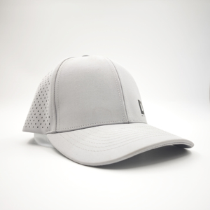 หมวกแก๊ปปักโลโก้ยางแบบกำหนดเองสำหรับผู้ชาย ทรงแบน 6 แผง เจาะรูด้วยเลเซอร์ กันน้ำ หมวกเบสบอล หมวกพิมพ์ลาย หมวกทรงแด๊ด - Product Image 3