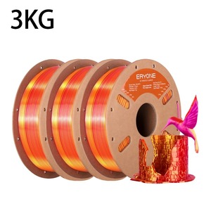 Filament PLA tricolore <span class=keywords><strong>ERYONE</strong></span> 3KG HS <span class=keywords><strong>Silk</strong></span>, matériau d'impression 3D à coextrusion hyper rapide, tricolore haute brillance - Product Image 6