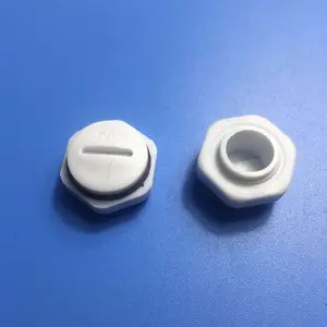 Manufacturer supply PG9 White/ Black Nylon Round Blanking Plug Cap End cable gland grip cover