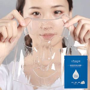 Masque facial en feuille de cristal naturel avec vitamine C et acide hyaluronique, blanchissant, hydratant, beauté pour tous les types de peau - Product Image 1