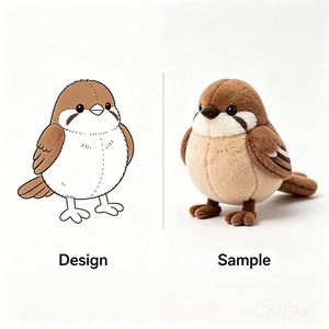 Wholesale Lifelike Plush Soft Toy <strong>Sparrow</strong> Bird Stuffed Animals Children's Outdoor Activity Souvenirs Gift for Kids Plush Toys - Product Image 2
