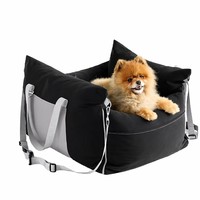 Coussin chauffant en coton pour animaux de compagnie, tapis de couchage rembourré et chaud pour chiens et chats, portable, confortable, pour voyage, siège de voiture, coussin doux pour petits animaux