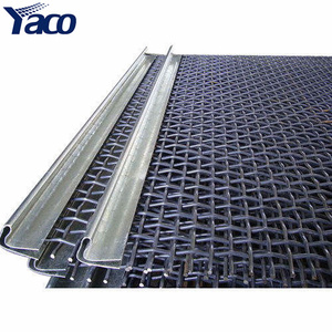 Nhiệm Vụ Nặng Nề 10Mm 1 "Lỗ Mùa Xuân Thép Rung Cát Màn Hình Dây Lưới Với Móc Cạnh - Product Image 2