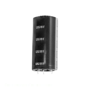 ตัวเก็บประจุแบบ Through Hole ยี่ห้อ Manufacturer Channel รุ่น CAP ALUM 390UF 20% 500V SNAP TH 390 uF E91F501VNT391MU50U - Product Image 1