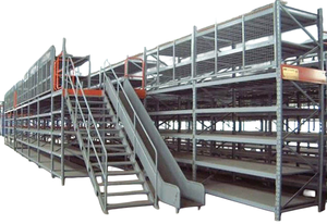 Customizable Loft Storage Rack with Strong Load-Bearing Capacity Large Space <b>Utilization</b> in Blue Orange and Other Colors - Product Image 4