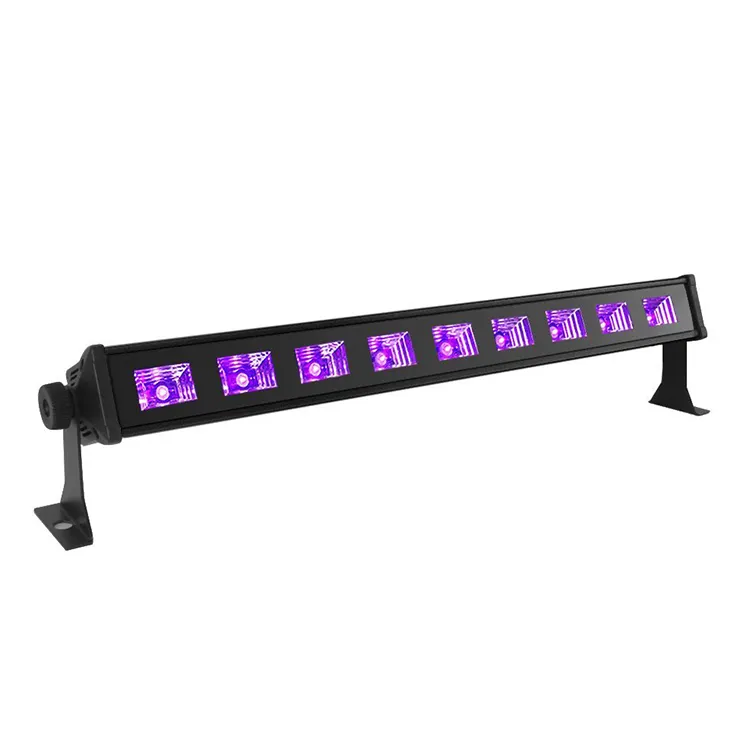 Luz UV de fiesta 30W con 9PCS * 3W Iluminación negra UV LED 390nm 410nm Longitud de onda Luces UV LED para evento de discoteca