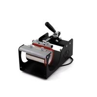 Presse à chaud manuelle 8-en-1 pour tasses, casquettes, t-shirts, coques de téléphone, cadres photo - 110V/220V, garantie 1 an