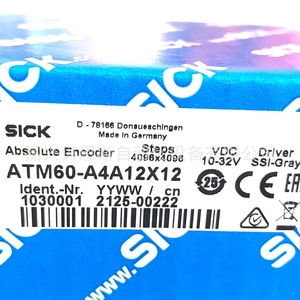 Encodeur Absolu Sick ATM60-A4A12X12 4096x4096 SSI-Gray, encodeur rotatif multi-tours fabriqué en Allemagne - Product Image 5