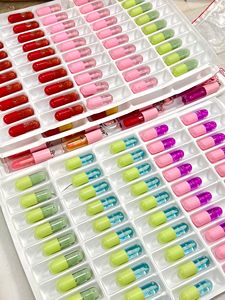 Bán Buôn New Món Quà Giáng Sinh Không Thấm Nước Giữ Ẩm Lip Glow Dầu Nhãn Hiệu Riêng Vegan 37 Màu Sắc Màu Hồng Bìa Trong Suốt Lip Dầu - Product Image 3