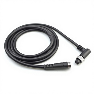 Cable eléctrico M12 de 2 núcleos con conector en ángulo, apto para línea de carrete de pesca, cables de conexión para batería de <span class=keywords><strong>granada</strong></span> de dos orificios - Product Image 4