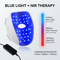 Masque LED OEM multi-longueurs d'onde en silicone pour la photothérapie – Équipement pour le développement de marques de produits de beauté