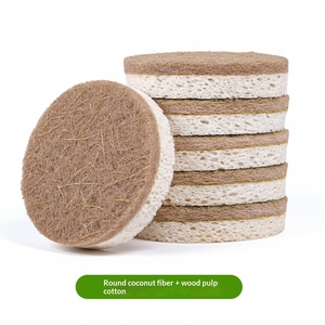 Éponge à vaisselle double face en pulpe de bois, épaisseur 2 cm, modèle SMYZ005 - Product Image 4