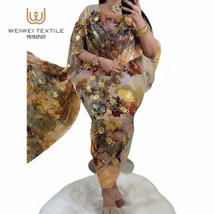 Alta calidad de lujo Original Total nueva mujer Abaya Robe Musulmane Dubai velo gasa sudanesa mujeres Toub - Product Image 1