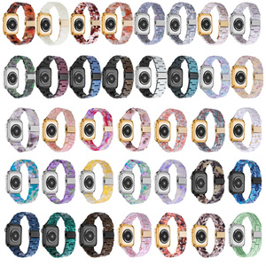 Correa de Reloj Inteligente de Lujo para Mujer, Correa de Resina Transparente para Reloj <span class=keywords><strong>Apple</strong></span> Serie 11 10 9 8 7 6 - Product Image 6