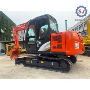 Used Hitachi ZX60 Mini Excavator Well Maintained Original Condition <b>Small</b> Digger for Farm Construction Fast Shipping From China - Product Image 3
