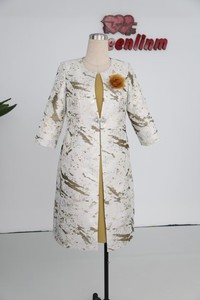 Elegant <b>Women's</b> 2-Piece Dress and <b>Jacket</b> Set for <b>Wedding</b> Guests Church or Formal Evening Events with Flattering Fit - Product Image 5