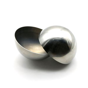Bola de acero semihueca personalizada de 74mm, 75mm, 100mm, 110mm, <span class=keywords><strong>120mm</strong></span>, semiesferas huecas de acero inoxidable 304