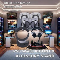 Support de support mural support de console de jeu pour ps5 & PS5 accessoires minces contrôleur support de casque de charge support de stockage