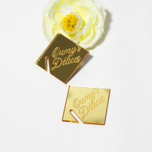 <span class=keywords><strong>ป้าย</strong></span>เครื่องดื่มอะคริลิคสลักโลโก้ดีไซน์แบบกำหนดเองป้ายสำหรับตกแต่งงานแต่งงาน - Product Image 6